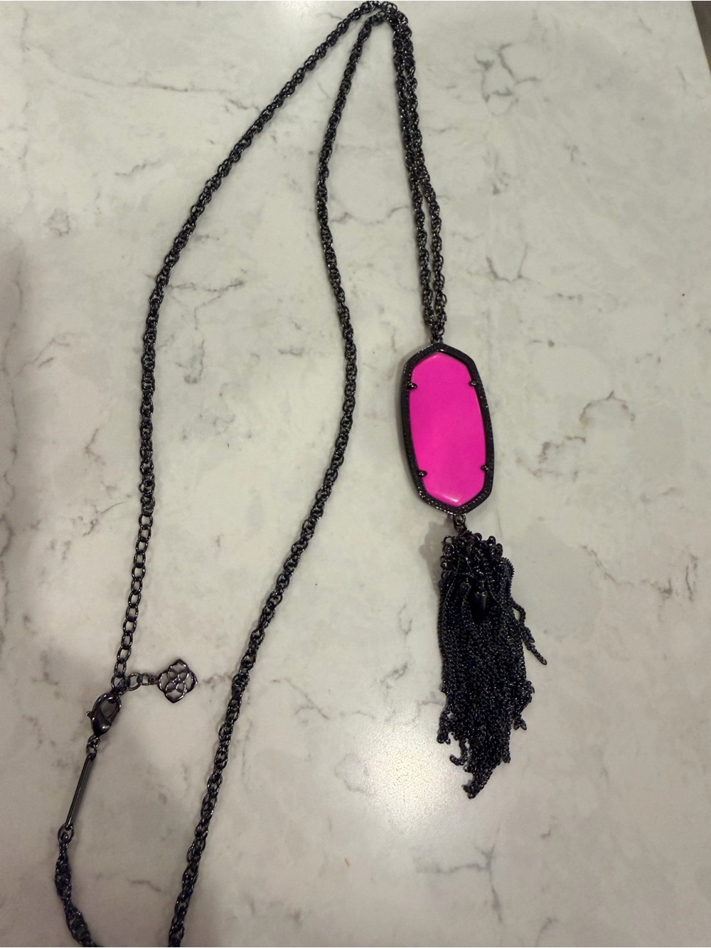 Kendra Scott Women’s Pink Pendant Tassel Necklace